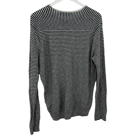 Vince Striped Cotton Sweater Size XL - Picture 2 of 7